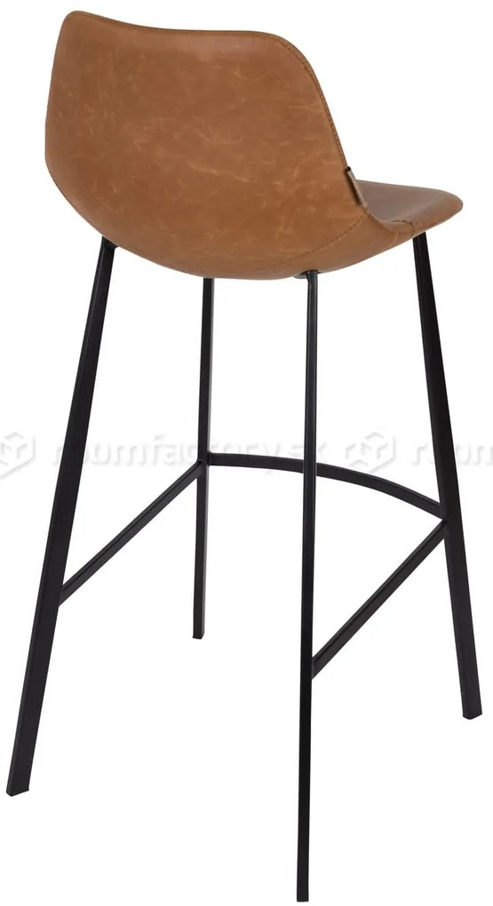 Dutchbone Franky barové stoličky - Čierna, Barová
