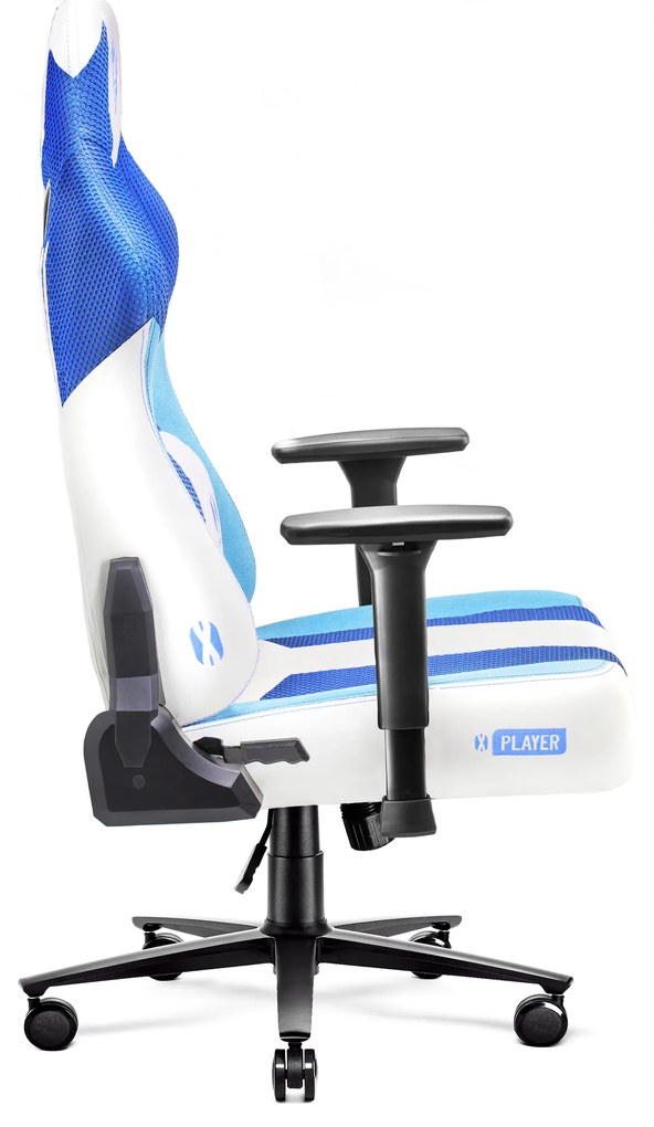 Detské látkové herné kreslo Diablo X-Player 2.0 Kids Size: Frost White/ biela Diablochairs