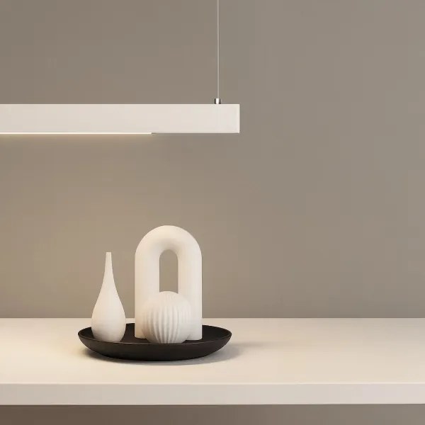 LED Luster na lanku LINEA LED/36W/230V 3000/4000/5700K CRI 90 biela