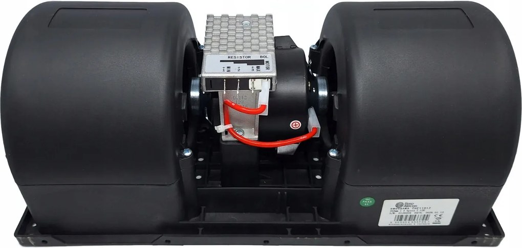 Fúkač prívodu vzduchu Typ Spal 006-A46-22 pre stroje Claas Dominator 12V 1300 m³h