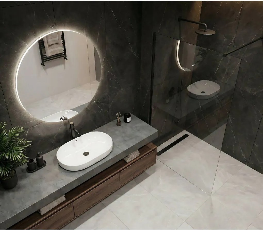 Rea Arleta umývadlo, 59 x 41 cm, biela, REA-U8700