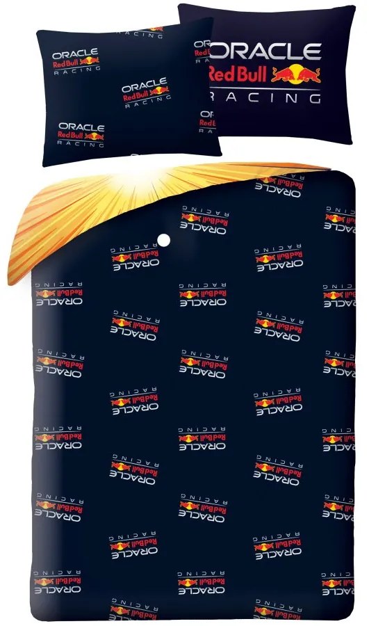 Posteľné obliečky Formula 1 Oracle Red Bull Racing - 100% bavlna - 70 x 90 cm + 140 x 200 cm