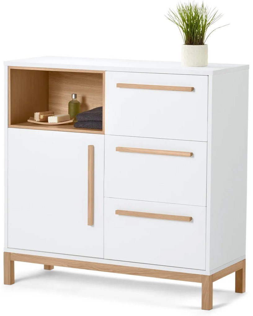 Skrinka do kúpeľne »Eklund«, biela