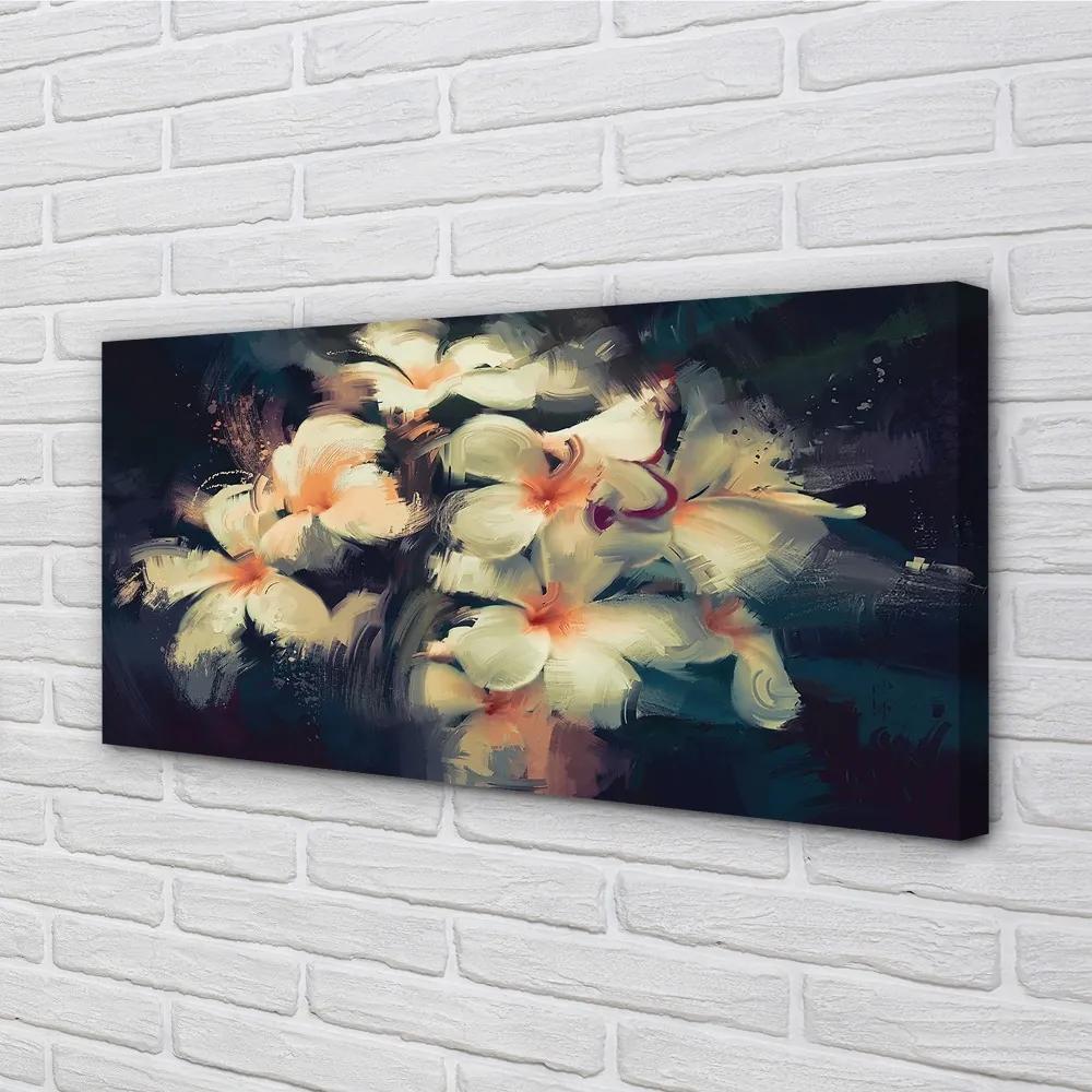 Obraz canvas obraz kvetín 125x50 cm