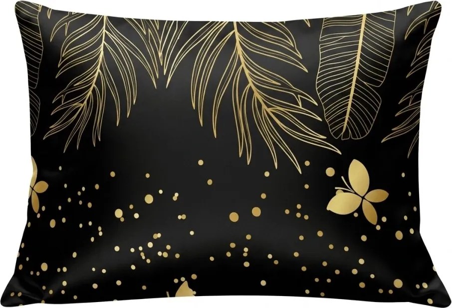 Obliečka na vankúš z mikrovlákna VISATA 70x90 cm, čierna