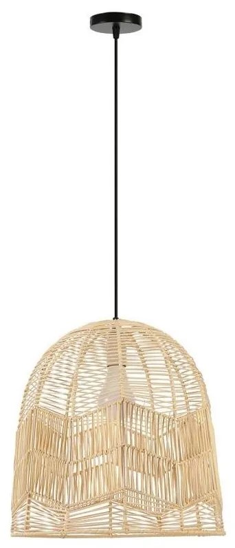 Immax 08262L - Luster na lanku PELO 1xE27/40W/230V pr. 40 cm ratan