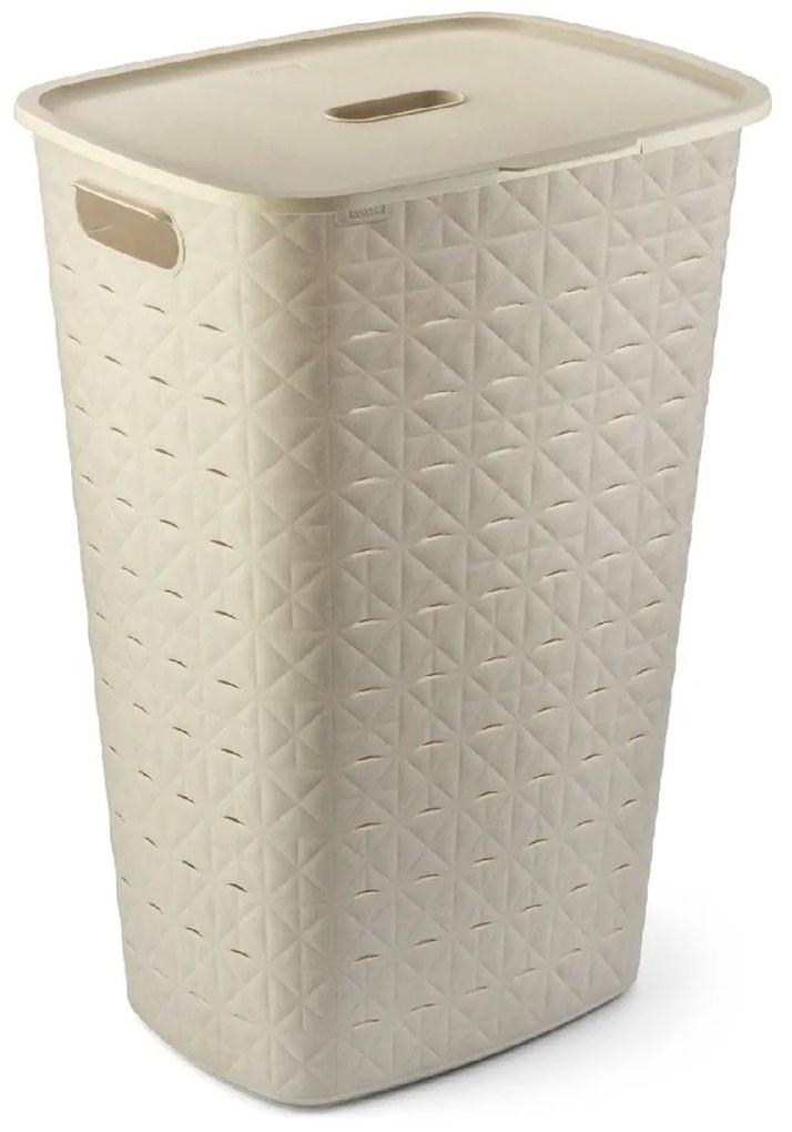 Curver Kôš na špinavú bielizeň LAUNDRY HAMPER 56L, tmavo šedý