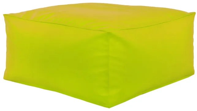 Taburetka limetková kocka ekokoža