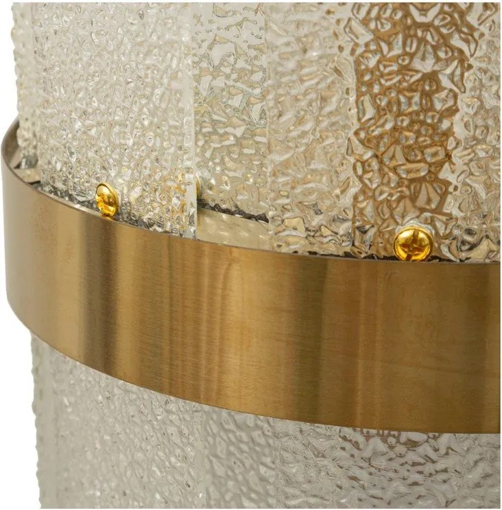 Sklenené nástenné svietidlo v zlatej farbe Gris – Mauro Ferretti