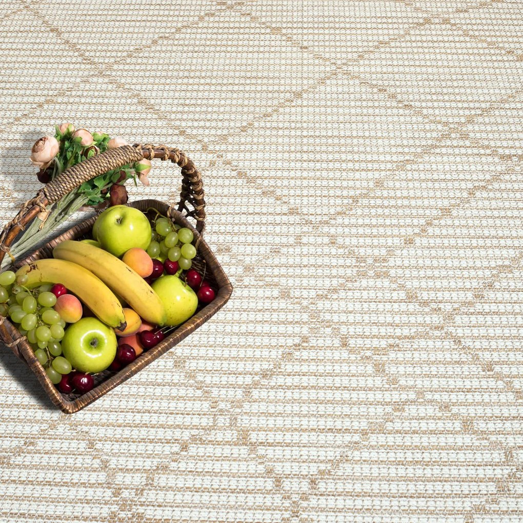 Dekorstudio Šnurkový koberec PALM 3526 - béžový Rozmer koberca: 80x150cm