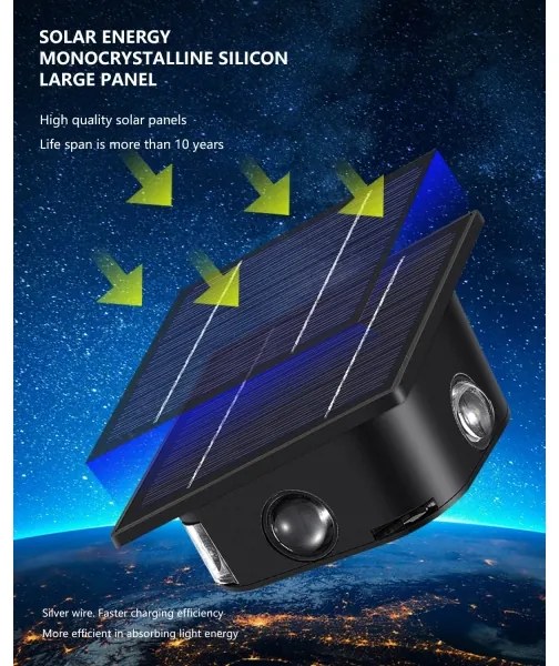 Immax 08487L - LED Solárne nástenné svietidlo so senzorom LED/2W/5V IP54