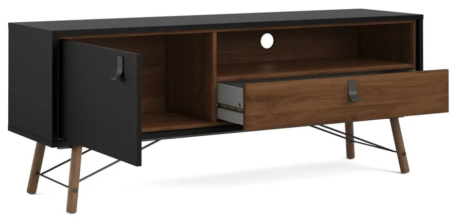 Čierny TV stolík Tvilum Ry