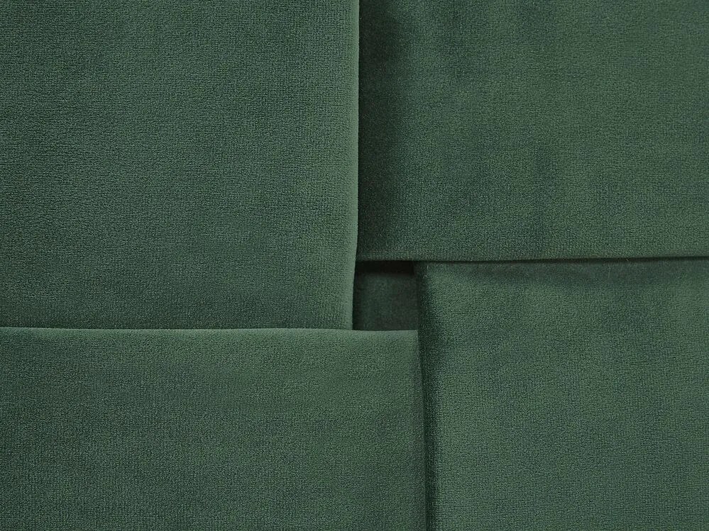 Manželská posteľ 140 cm LIMO (polyester) (tmavozelená) (s roštom). Vlastná spoľahlivá doprava až k Vám domov. 1022886