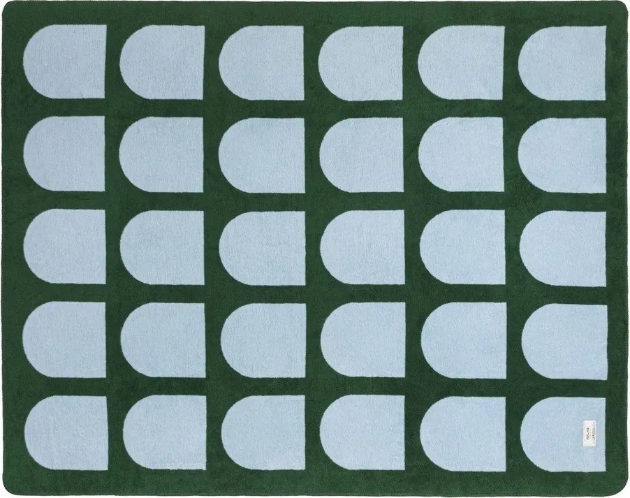 Zelená/modrá deka 150x200 cm Gilli – noo.ma