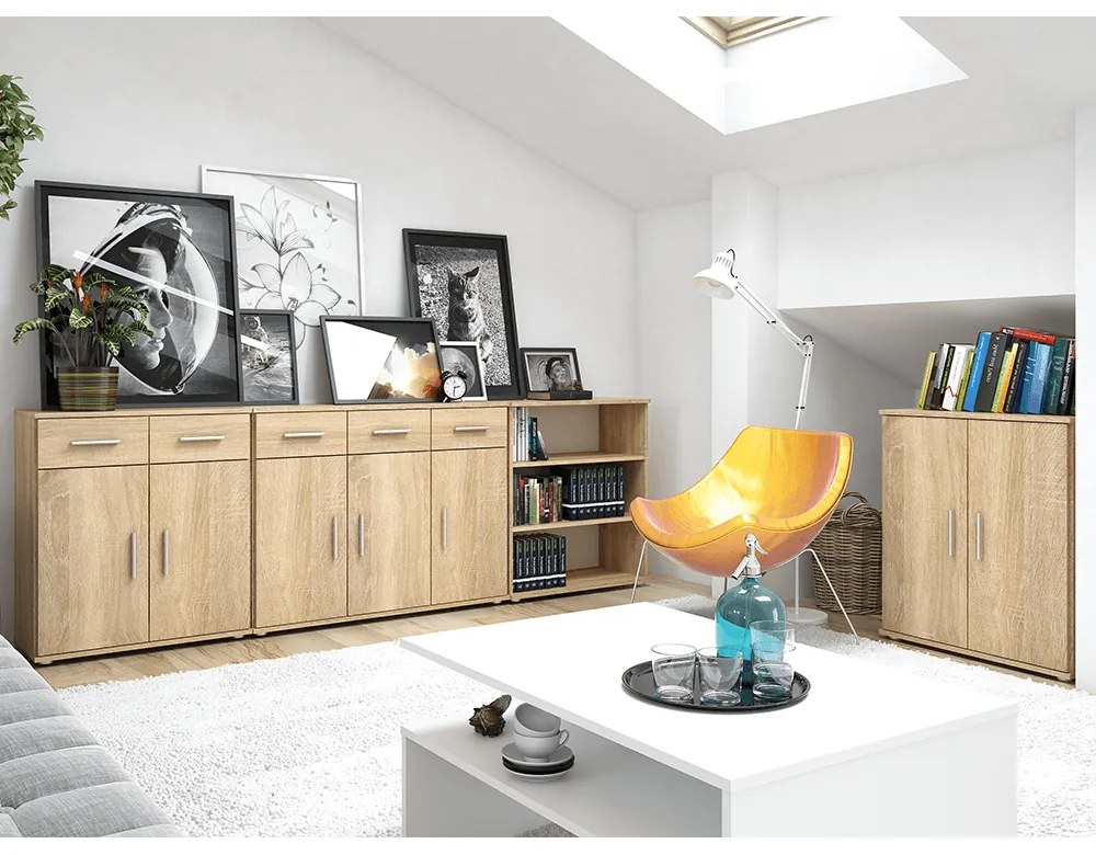 Skriňa RESITA TYPE 1, dub Sonoma