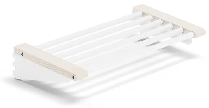 Stojan na topánky JEPPE, 600 mm, breza, biela