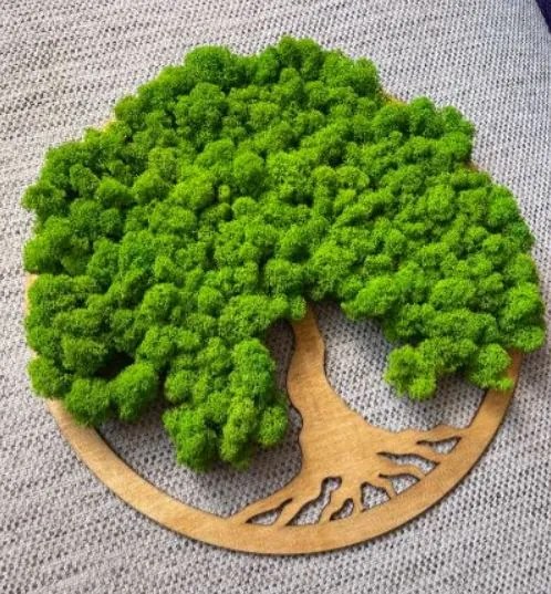 Strom na stenu z machu Ninfa 40 cm