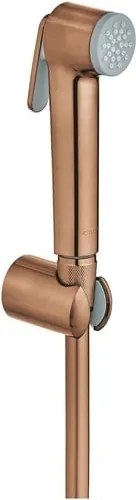 Bidetová spŕška Grohe Tempesta-F Trigger Spray s držiakom sprchy a sprchovou hadicou kartáčovaný warm sunset 27513DL1