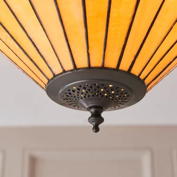 Endon 70706 - Stropné svietidlo Tiffany JAMELIA 2xE27/60W/230V, priemer 50 cm