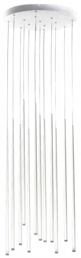 Azzardo AZ3421 - LED Luster na lanku LOUISE 12xLED/3W/230V biela