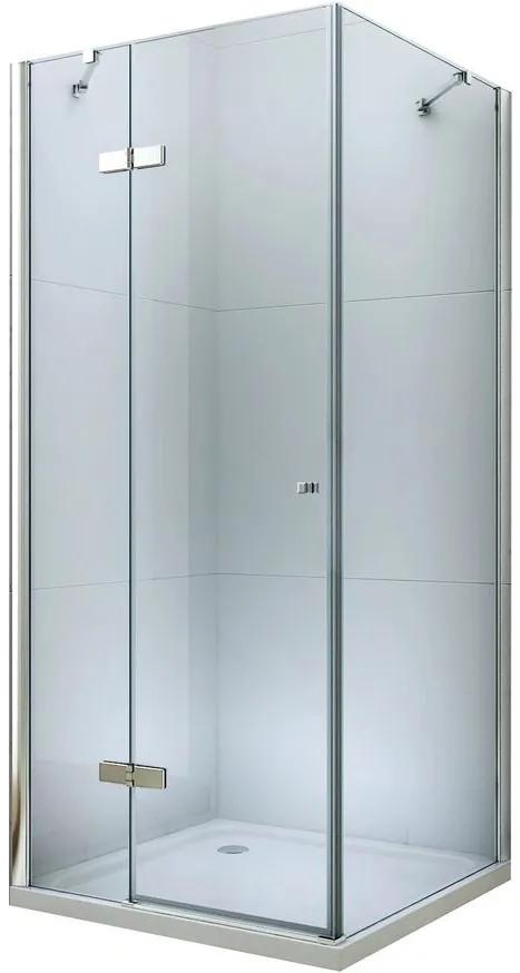 Mexen Roma, sprchovací kút 105 (dvere) x 60 (stena) cm, 6mm číre sklo, chrómový profil, 854-105-060-01-00