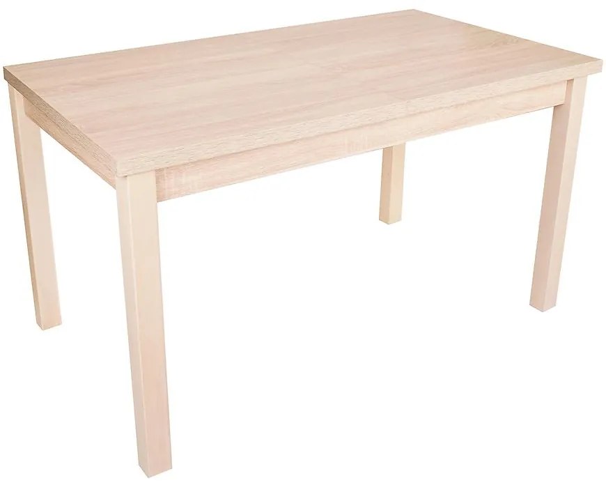 Stôl ST-874 140x80+40 cm sonoma
