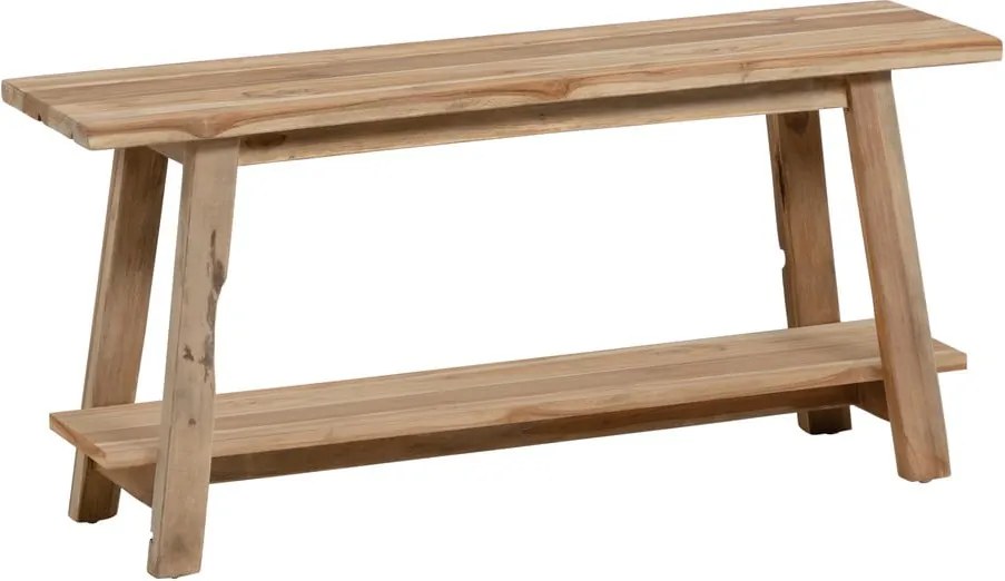 Záhradná lavica z týkového dreva Kave Home Safara