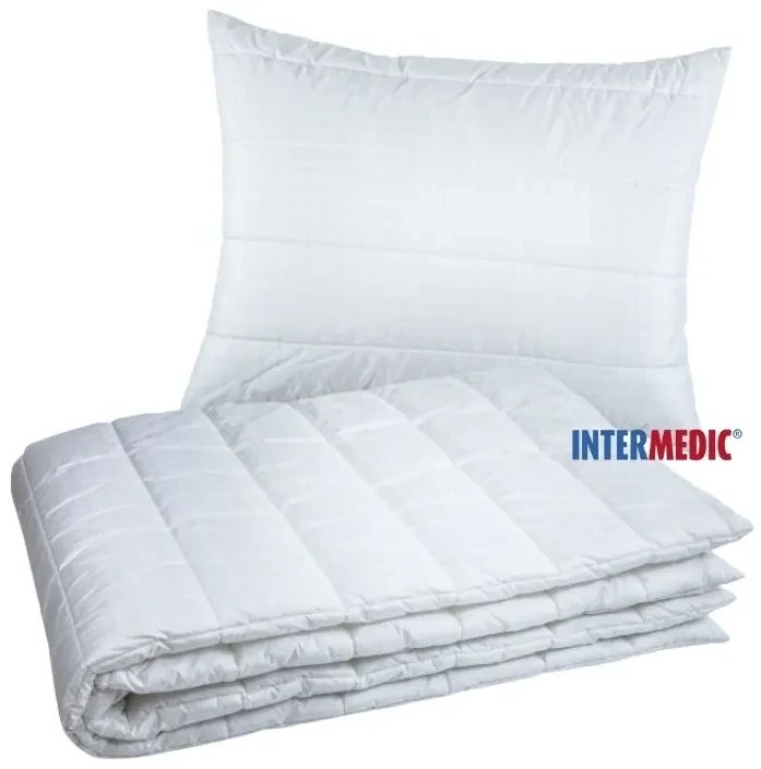 Set Antistress Carbon Medic – paplón 140x200 cm + vankúš 70x90 cm, MicroFiber/Carbon, antialergický, prateľný, slovenský výrobok Veľkosť: 200x200/2x 70x90 cm