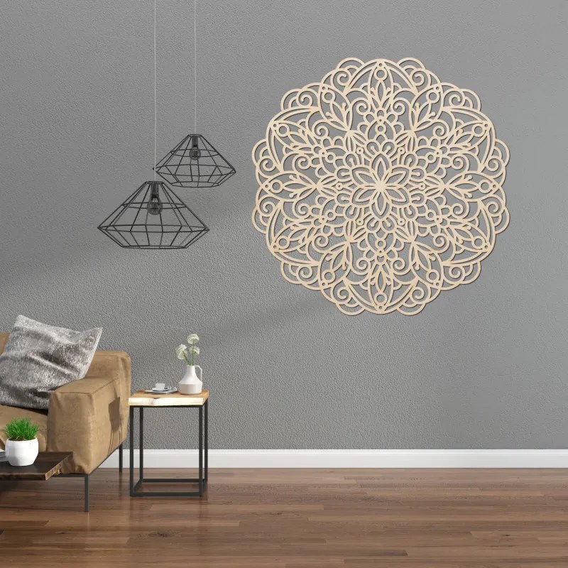 Drevená dekorácia stenu mandala I SENTOP PR0248