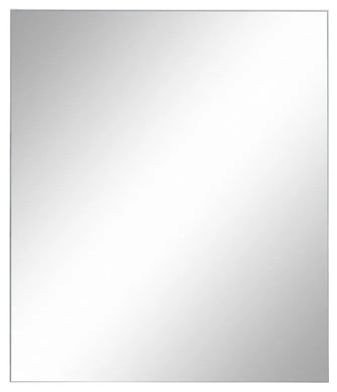 Biela nástenná kúpeľňová skrinka so zrkadlom Støraa Wisla, 60 x 70 cm