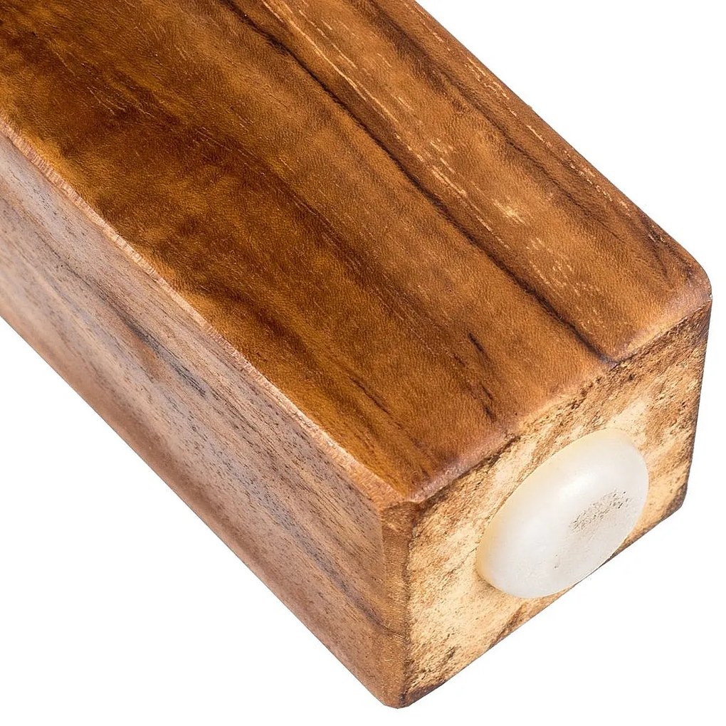 DEOKORK Teakový stôl DANTE 75 × 75 × 78 cm | kruh | 4 nohy