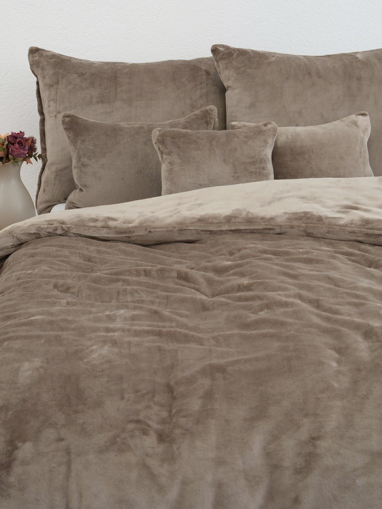 Obliečky mikroplyš Exclusive – Laura šedohnedá