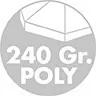 Derby ALUPRO 500x500x500 cm – slnečná clona antracit (kód farby 840), 100 % polyester