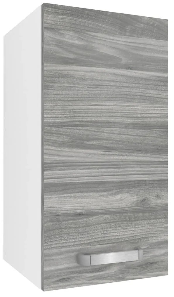 Kuchynská skrinka Belini horná 30 cm šedý antracit Glamour Wood TOR SG30/1/WT/GW1/0/U