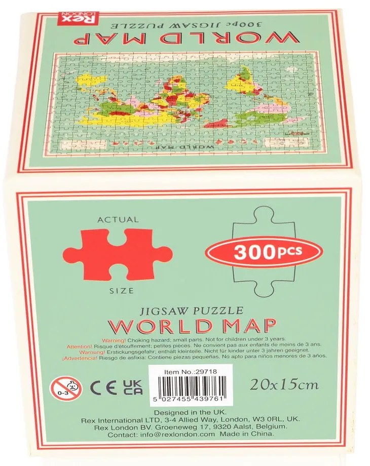 Detské puzzle Rex London World Map
