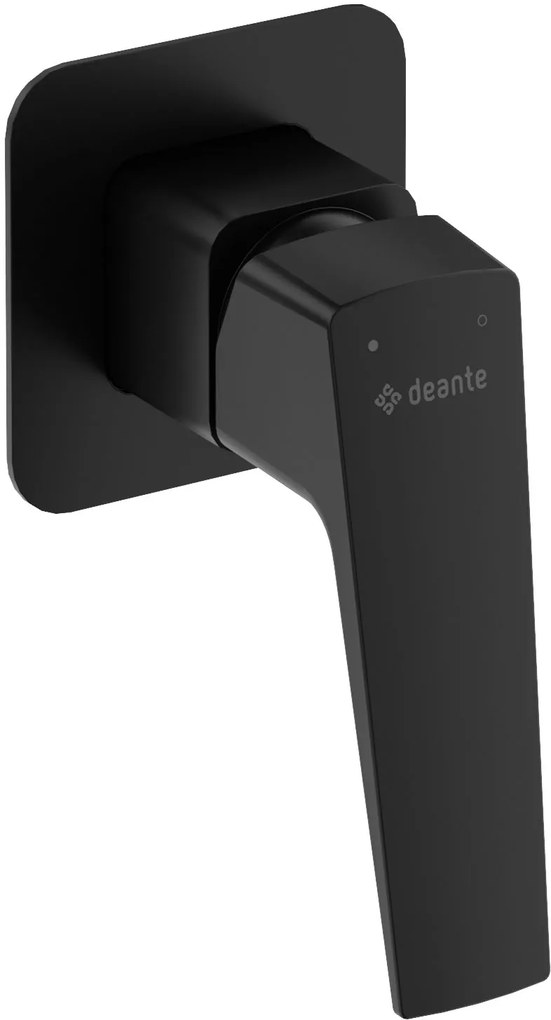 Deante Blur, sprchová podomietková batéria bez prepínaču, čierna matná, DEA-BQL_N44L