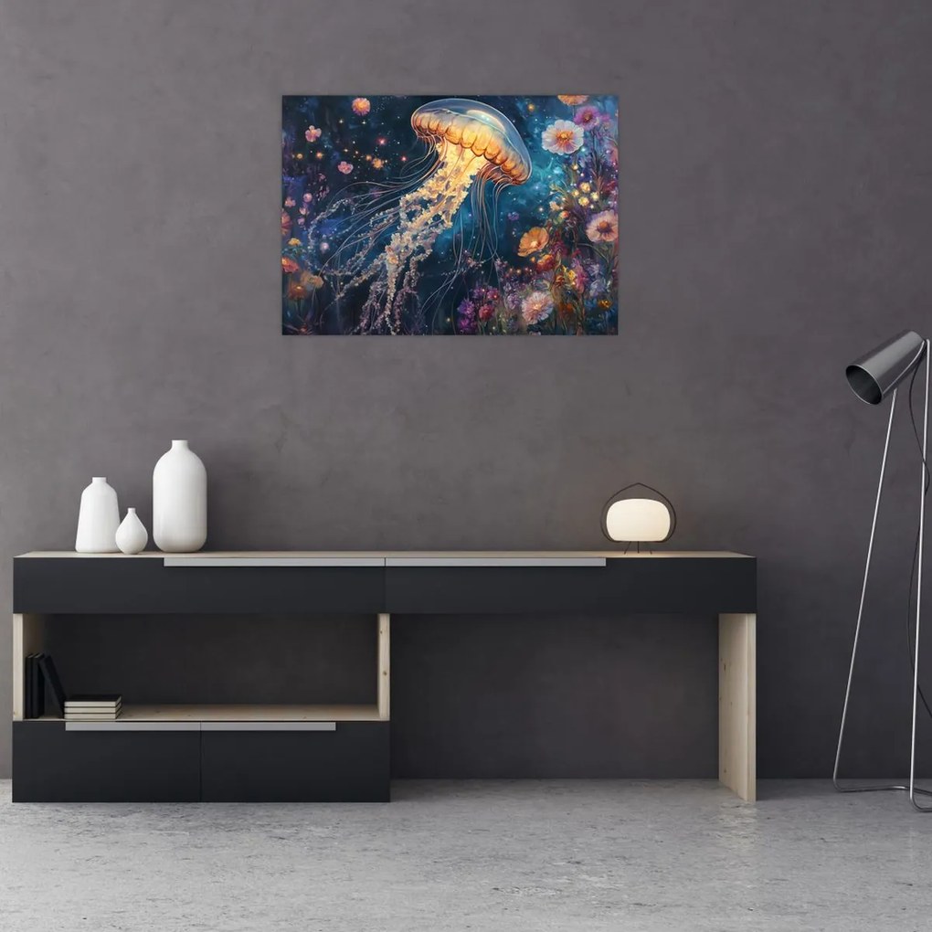 Obraz - Magická medúza (70x50 cm)