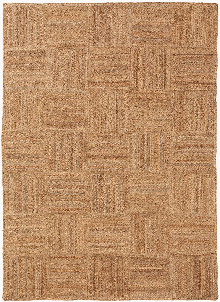 Ručne tkaný koberec z juty Jutta