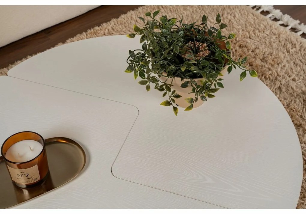 Konferenčný stolík Moira Wood White