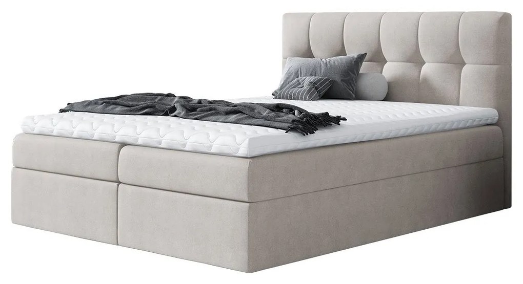 Jednolôžková posteľ boxspring Maddox (120x200) (Rico 1). Vlastná spoľahlivá doprava až k Vám domov. 1058879