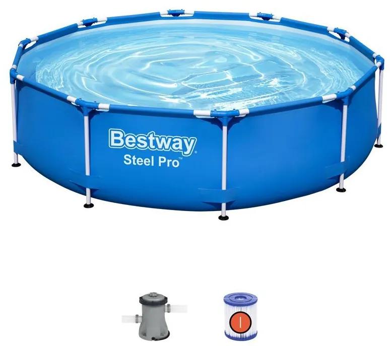 Bazén Bestway Steel Pro, 56679, filter, pumpa, 3,05x0,76 m