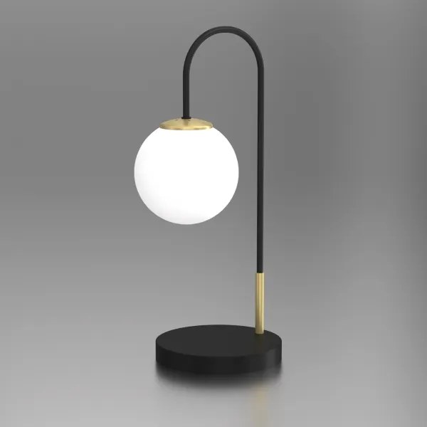 Stolná lampa CAMBRIDGE 1xE14/60W/230V čierna/mosadz