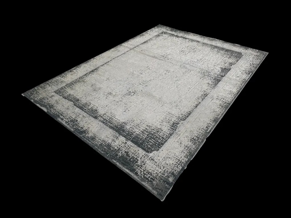 BE Koberec Deluxe 9090 GREY – sivý obdĺžnikový Rozmer: 120x180 cm