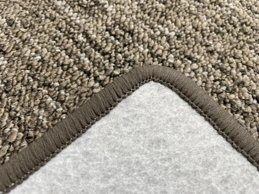 Vopi koberce Kusový koberec Alassio hnedý - 80x120 cm
