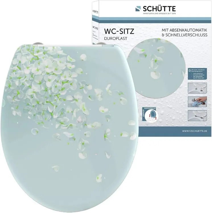 Eisl Sanitär WC sedátko Duroplast Soft Close Flower in The Wind 82381