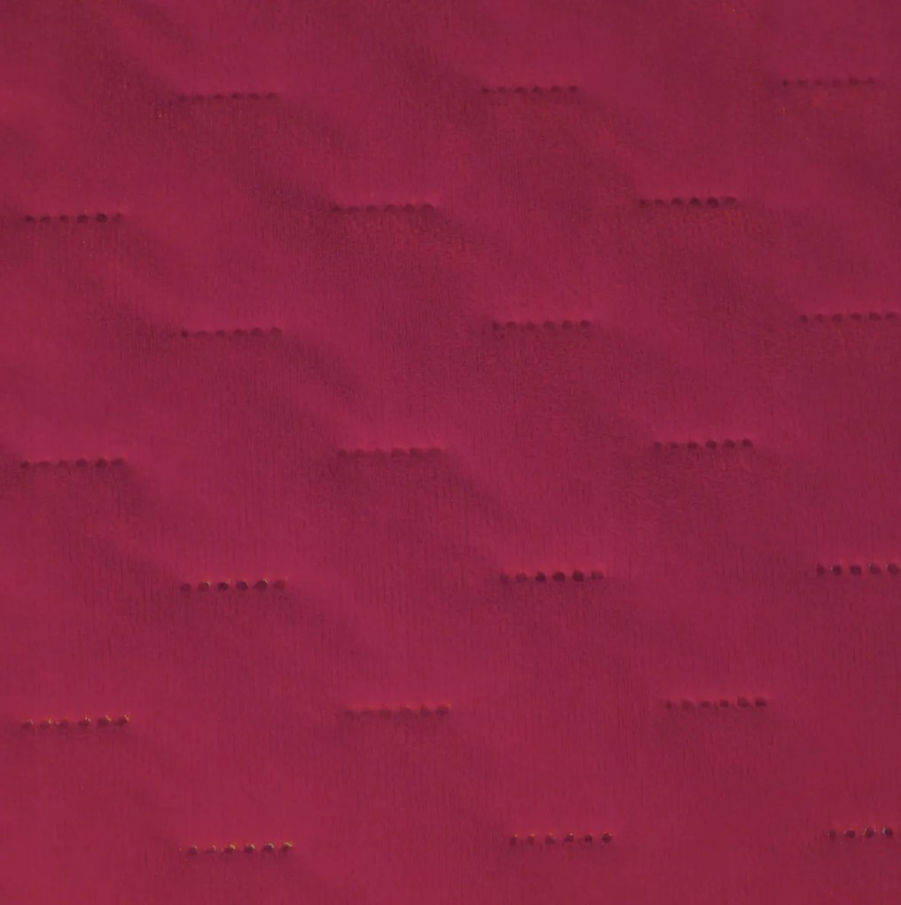 Zamatový prehoz na posteľ ASTRALIA, tmavoružový Rozmer: 170 x 210 cm