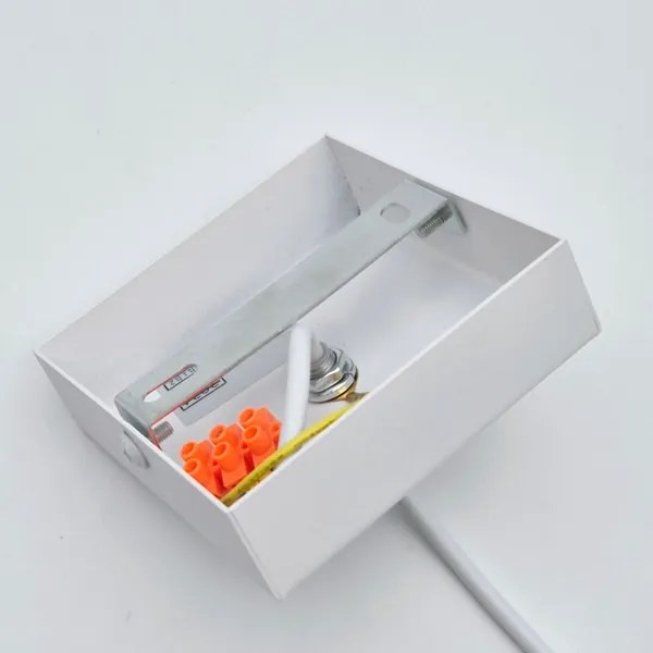 Luster na lanku ASTRID 1xE27/60W/230V biela