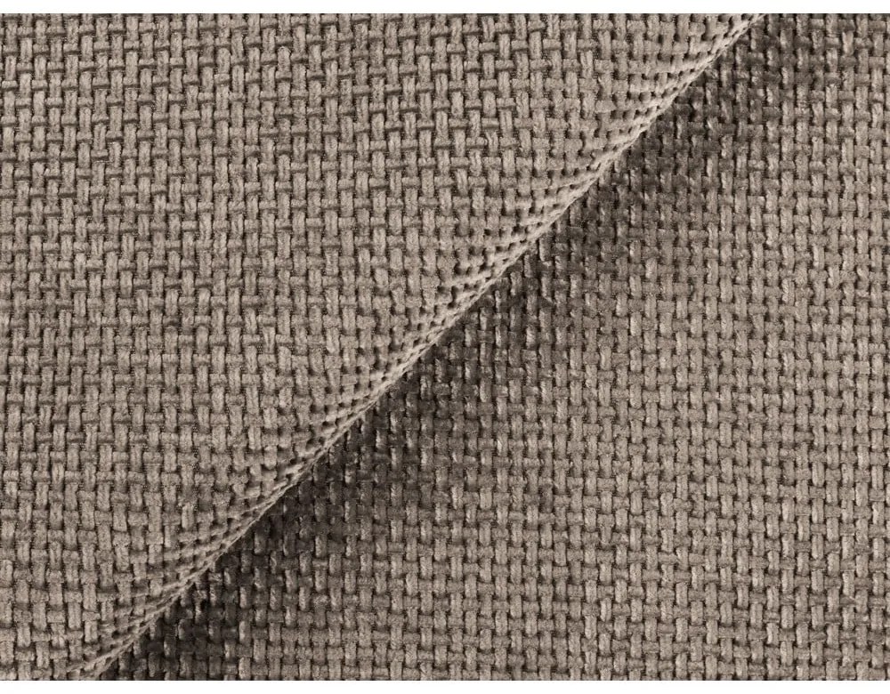 Béžová čalúnená dvojlôžková posteľ s úložným priestorom s roštom 140x200 cm Keoni – Makamii