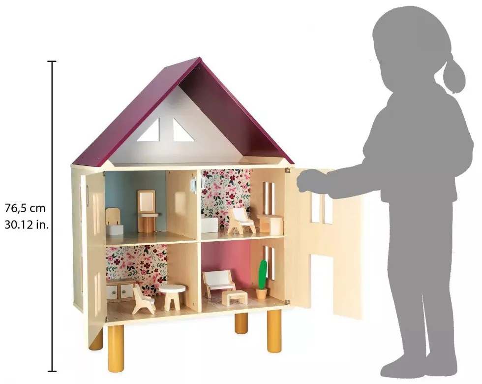 Drevený domček pre bábiky - Twist