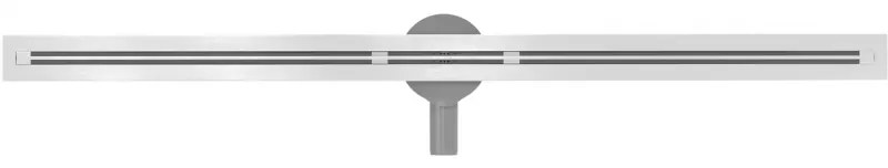 Mexen Flat Super Slim, super tenký odtokový žľab s 360° rotačným sifónom 120 cm, nerez, 1051120